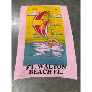 Fort Walton Beach, Florida, Bath Towel, 44x30", Pool Towel, ~ 251016-WH 354